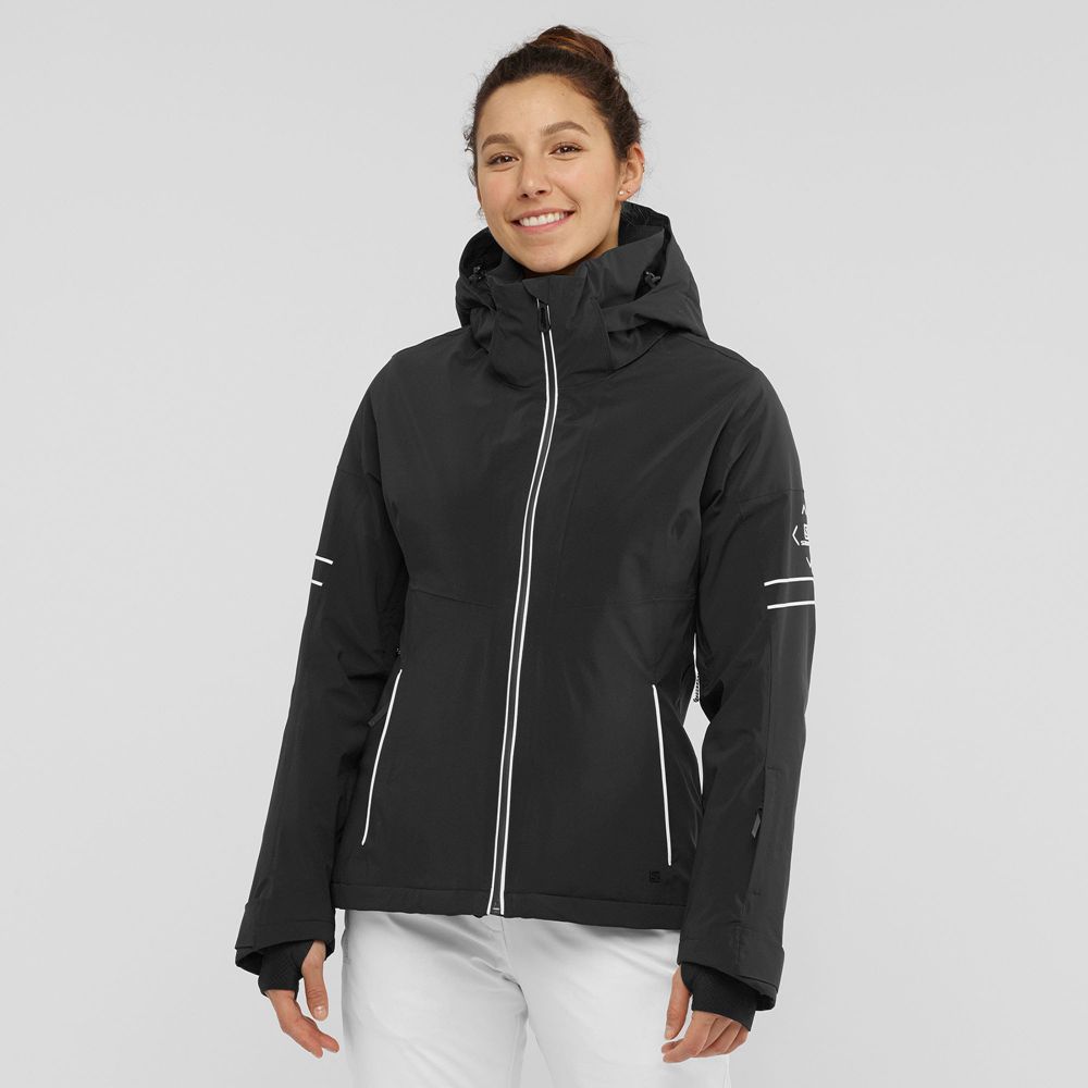 Veste De Ski Salomon Femme Noir - Salomon THE BRILLIANT W - France (4603-CSTXA)